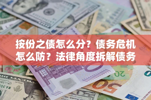 济南按份之债怎么分？债务危机怎么防？法律角度拆解债务分配与风险自保指南