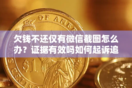 济南欠钱不还仅有微信截图怎么办？证据有效吗如何起诉追回欠款？