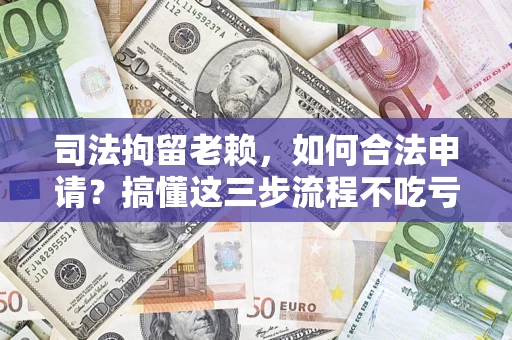 济南司法拘留老赖，如何合法申请？搞懂这三步流程不吃亏！