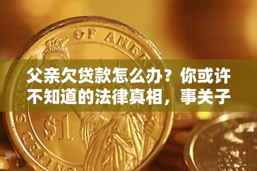 济南父亲欠贷款怎么办？你或许不知道的法律真相，事关子女未来