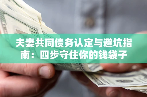 济南夫妻共同债务认定与避坑指南：四步守住你的钱袋子