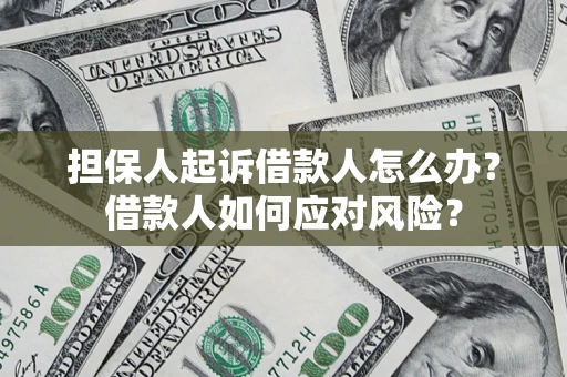 济南担保人起诉借款人怎么办？借款人如何应对风险？