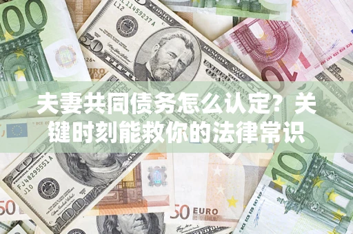 济南夫妻共同债务怎么认定？关键时刻能救你的法律常识