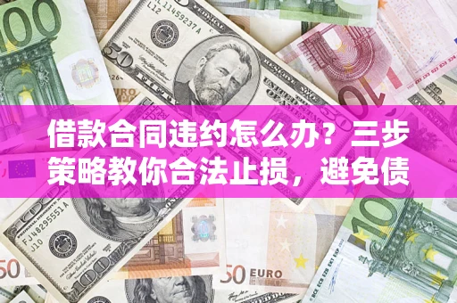济南借款合同违约怎么办？三步策略教你合法止损，避免债务危机升级