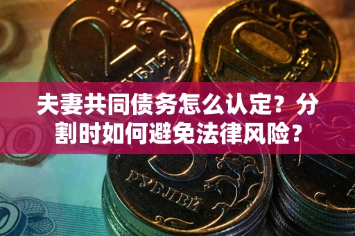济南夫妻共同债务怎么认定？分割时如何避免法律风险？